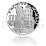 Silver coin Formation of Royal Capital City of Prague - New Town - proof