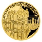 Czech & Slovak 2019 - Niue 10 NZD Gold 1/4 Oz Formation of Royal Capital City of Prague - Lesser Town - Proof