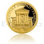 2019 - Niue 5 NZD Gold Coin Prague - Estates Theatre - Proof