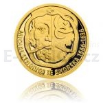 Niue 2019 - Niue 5 NZD Zlat mince Alchymist - Michal Sendivoj ze Skorska - proof
