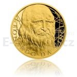 2019 - Niue 25 NZD Zlat pluncov mince Leonardo da Vinci - proof