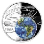 Czech & Slovak 2019 - Niue 1 NZD Silver Coin Solar System - Earth - Proof