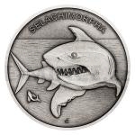 2020 - Niue 1 NZD Silver Coin Animal Champions - Shark - Standard