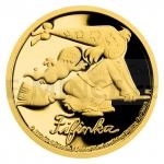 Czech & Slovak 2020 - Niue 5 NZD Gold Coin Four Leaf Clover - Fifinka - Proof