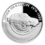 Czech & Slovak 2020 - Niue 1 NZD Silver Coin On Wheels - Skoda 110 R Coup - proof