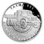 esk mincovna 2020 2020 - Niue 1 NZD Na kolech - Nkladn automobil Tatra 111 - proof