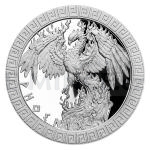 Tschechien & Slowakei 2020 - Niue 2 NZD Silver Coin Mythical Creatures - Phoenix - Proof