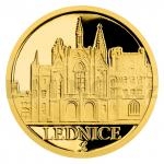 Tschechien & Slowakei 2020 - Niue 5 NZD Gold Coin Castle Lednice - Proof