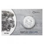Tschechischer Lwe 2020 - Niue 5 NZD Silver 2 oz Bullion Coin Czech Lion - Number Standard