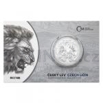 Tschechischer Lwe 2020 - Niue 2 NZD Silver 1 oz Bullion Coin Czech Lion - Standard Numbered