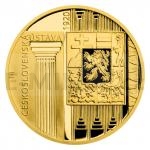 Czech Mint 2020 2020 - Niue 10 NZD Gold Coin Year 1920 - First Czechoslovak Constitution - Proof