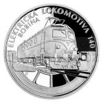 Stbro 2021 - Niue 1 NZD Stbrn mince Na kolech - Elektrick lokomotiva ady 140 - proof