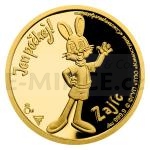 Czech & Slovak 2021 - Niue 5 NZD Gold Coin Well, Just You Wait! - The Hare - Proof