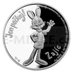 Pohdky a Cartoons (kreslen pbhy) 2021 - Niue 1 NZD Stbrn mince Jen pokej! - Zajc - proof