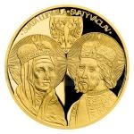 Niue Zlat dvouuncov mince Sv. Ludmila a sv. Vclav - Proof