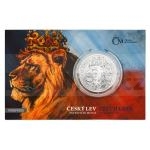 2021 - Niue 2 NZD Silver 1 oz Bullion Coin Czech Lion - Standard nummeriert