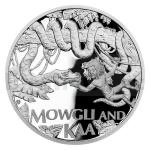 Mrchen und Cartoons 2022 - Niue 1 NZD Silver Coin The Jungle Book - Mowgli and Snake Kaa - Proof