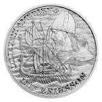 Historie 2022 - Niue 2 NZD Stbrn mince Objeven Ameriky - Leif Eriksson - proof
