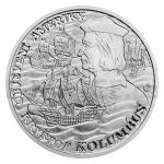 Niue 2022 - Niue 2 NZD Stbrn mince Objeven Ameriky - Krytof Kolumbus - proof
