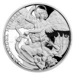 Themed Coins 2022 - Niue 5 NZD Silver 2oz Coin Archangel Michael - Proof