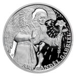 Stbro 2022 - Niue 5 NZD Stbrn dvouuncov mince Archandl Gabriel - proof