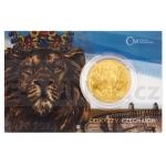 2023 - Niue 50 Niue Gold 1 oz Bullion Coin Czech Lion - Numbered standard, No 11