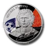Weltmnzen 2011 - Armenien 100 AMD Kings of Football - Michel Platini - Proof