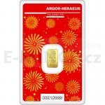 Bullion Gold Bar 1 g - Argor Heraeus Year of the Dragon