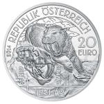 World Coins 2014 - Austria 20  Prehistoric Life - Tertiary - Proof