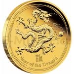 World Coins Lunar Series II 2012 Year of the Dragon 1/2 oz