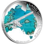 Australia 2014 - Australia 8 $ - The Land Down Under - Great Barrier Reef 2014 5oz Silver Special Edition