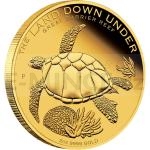 Animals and Plants 2014 - Australia 200 $ - The Land Down Under - Great Barrier Reef 2014 2oz Gold Special Edition