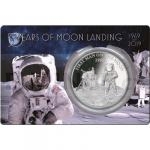 50 Jahre Mondlandung 2019 - Barbados 5 $ First Man on the Moon / Erster Mann am Mond - PP