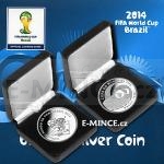 Themed Coins 2014 - Brazil 10 Reais - FIFA World Cup Mascot Fuleco and Stadiums - Proof