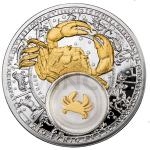 Themed Coins Belarus 20 BYR - Zodiac gilded - Cancer