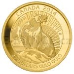 Animals and Plants 2014 - Canada 25 $ - Wolverine - Proof