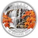 Pro eny 2014 - Kanada 20 $ Autumn Falls - proof