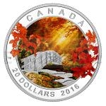 2016 - Kanada 20 CAD Autumn Forest: Tranquility - proof