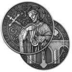 Tschechische Medailen Heilige Johannes Nepomuk - Thaler - Patina