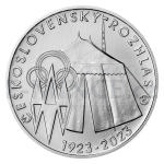 esk stbrn mince 2023 - 200 K Zahjen pravidelnho vysln eskoslovenskho rozhlasu - b.k.
