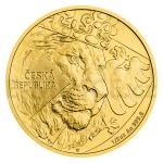 Czech Mint 2024 2024 - Niue 25 NZD Gold 1/2 oz Bullion Coin Czech Lion - standard