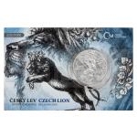 Silver Coins 2024 - Niue 2 NZD Silver 1 oz Bullion Coin Czech Lion Numbered Certificate - UNC