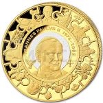 World Coins 2014 - Cook Islands 200 $ - Canonization of John Paul II - Proof