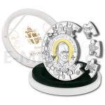 World Coins 2014 - Cook Islands 100 $ - Canonization of John Paul II - Proof