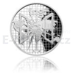 Czech Medals Silver Medal Academic Degree Engineer Ing. - Proof