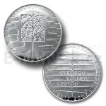 Tschechische Silbermnzen 2008 - 200 Kronen Eingabe der Tschechischen Republik in die Schengen-Zone - PP