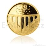 esk zlat mince 2013 - 5000 K eleznin most v ampachu - proof