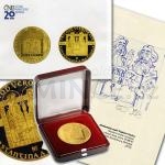 Czech Gold Coins 2013 - 10000 CZK Arrival of Missionaries Constantine and Methodius with Edge Inscription - Proof