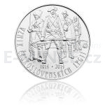 Tschechische Silbermnzen 2014 - 200 Kronen Grndung der Tschechoslowakischen Legion - St