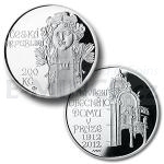 esk stbrn mince 2012 - 200 K Oteven Obecnho domu v Praze - proof
